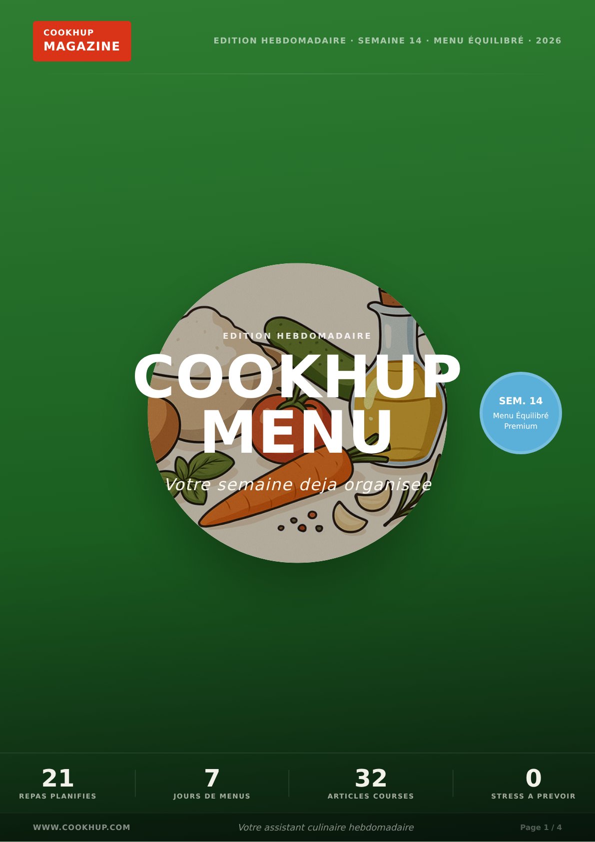 Magazine Menu Équilibré