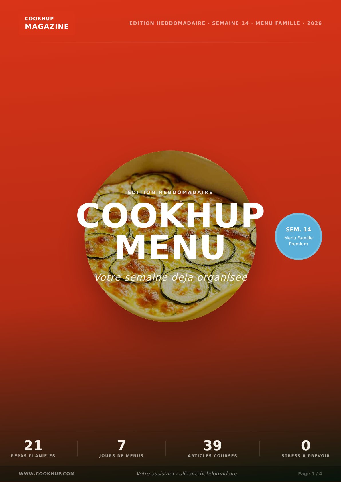 Magazine Menu Famille