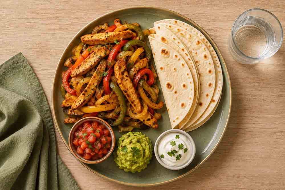 Fajitas au poulet