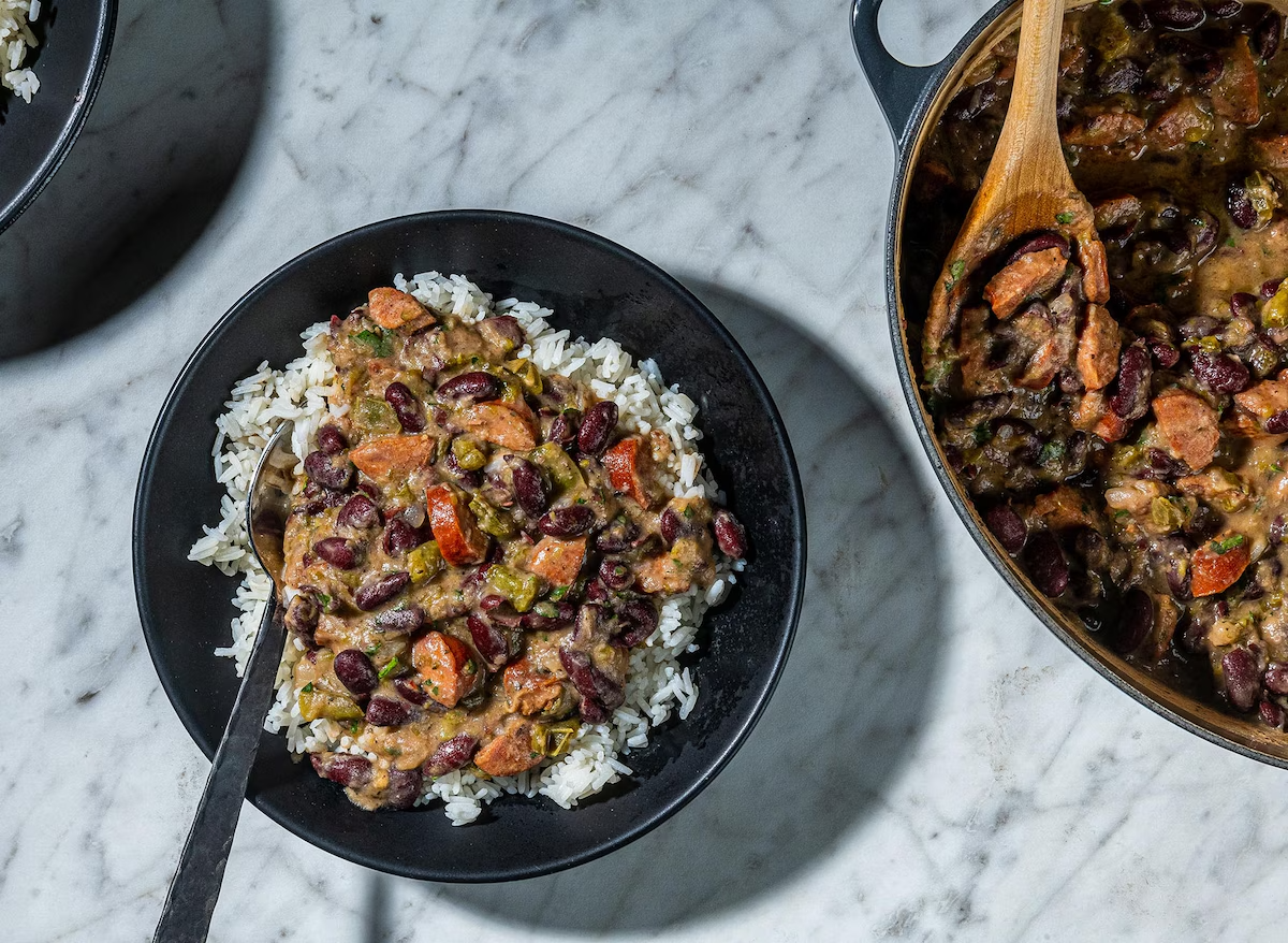 Haricots rouges et riz