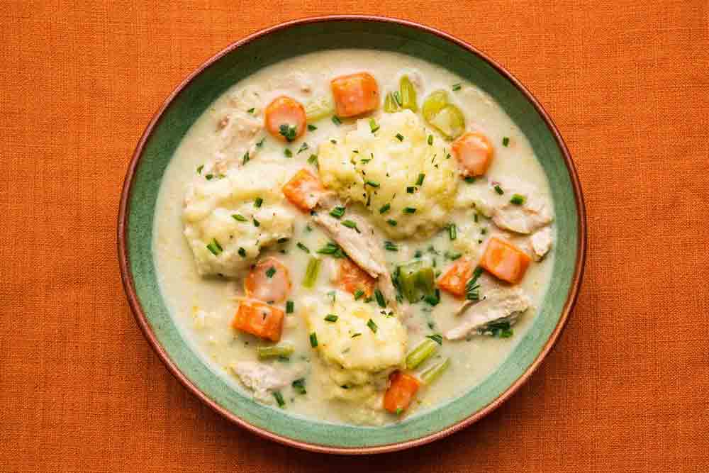 Poulet aux boulettes à l'américaine