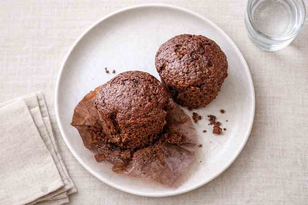 Muffins chocolat-banane ultra moelleux