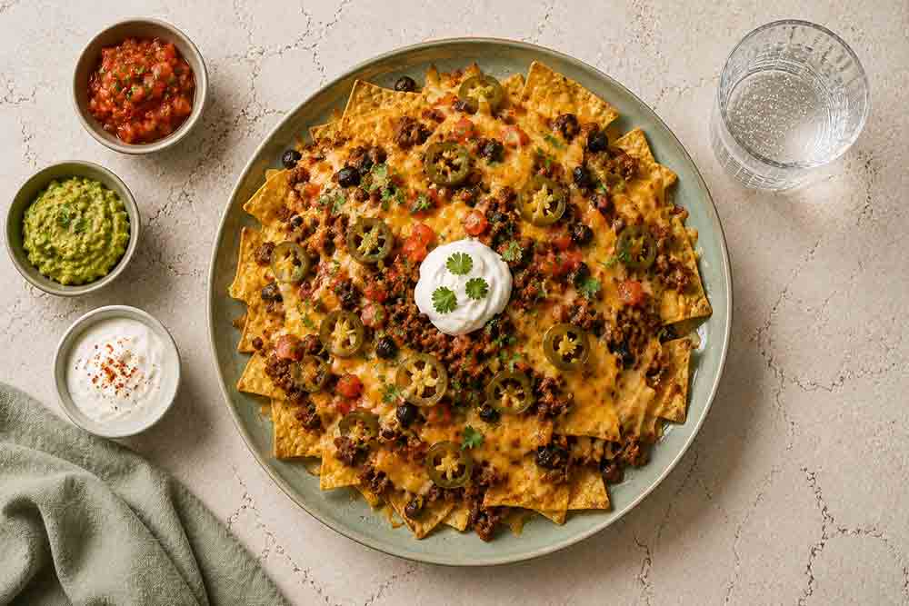 Nachos gratines