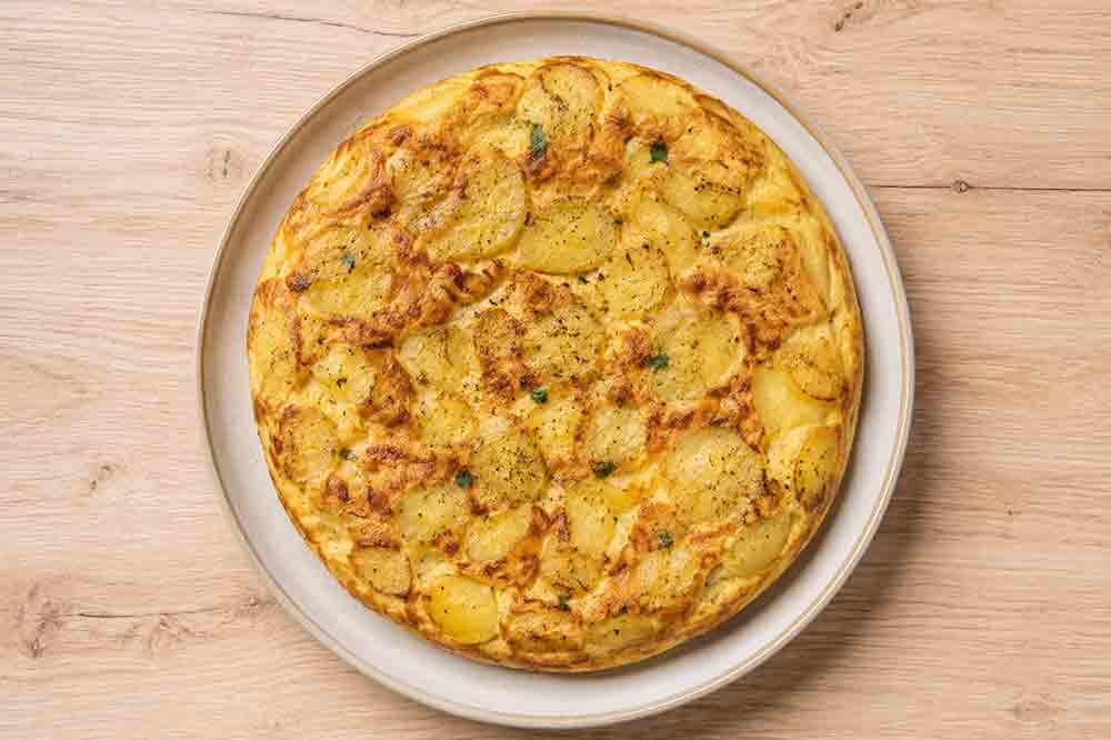 Omelette aux pommes de terre