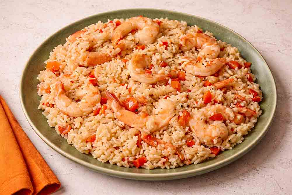 Pilau aux crevettes