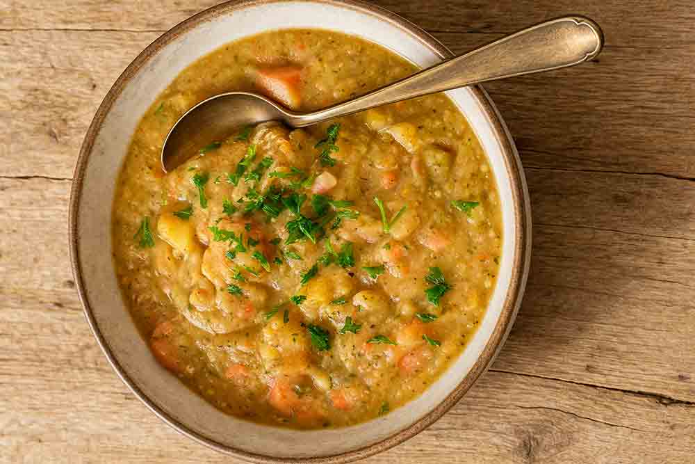 Soupe de pommes de terre toute simple