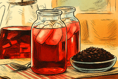  L'hibiscus, originaire de régions tropicales comme l'Inde et l'Afrique